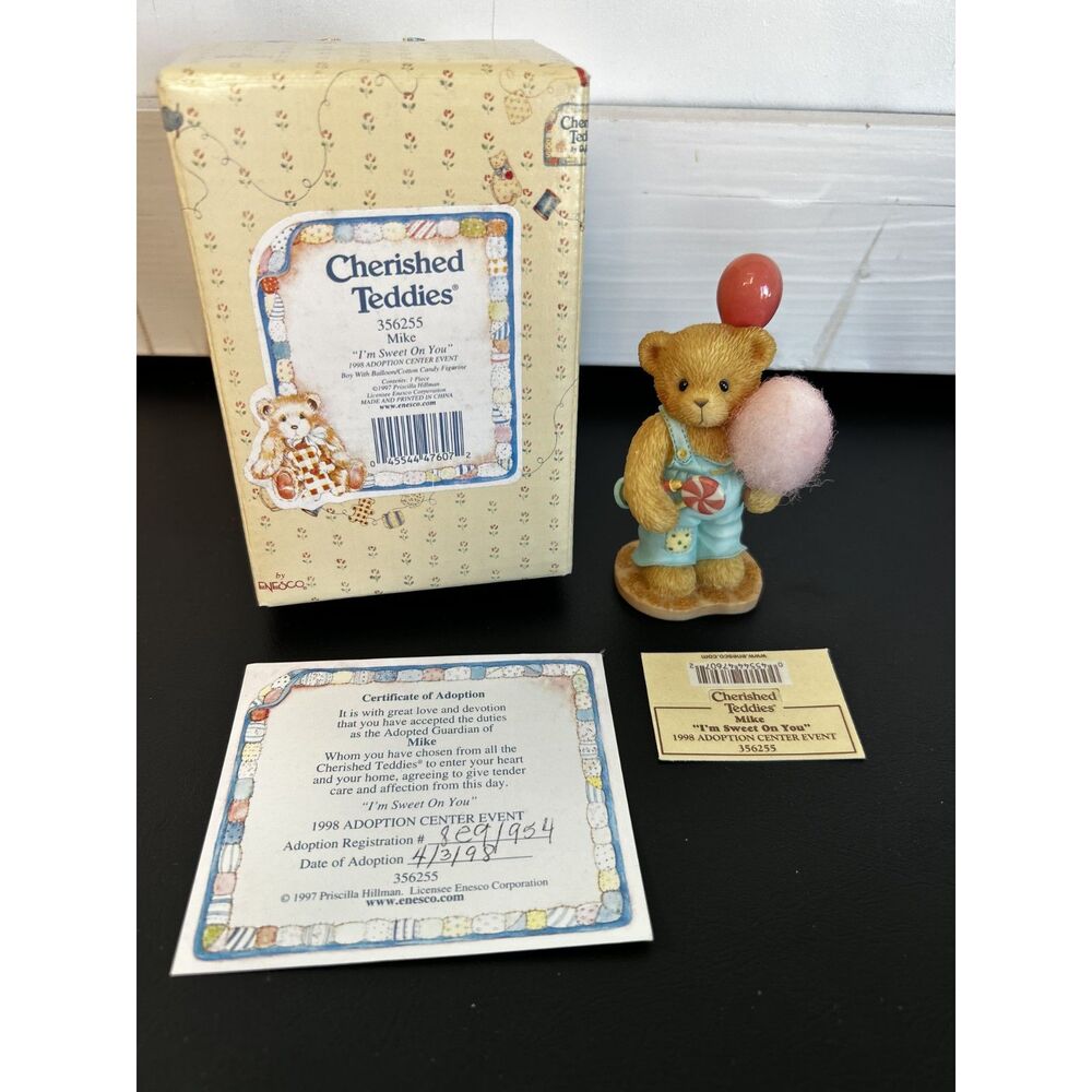 Cherished Teddies 356255 Mike "I'm Sweet On You" Figurine
